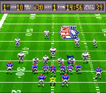 Madden NFL '94 (USA) screen shot game playing